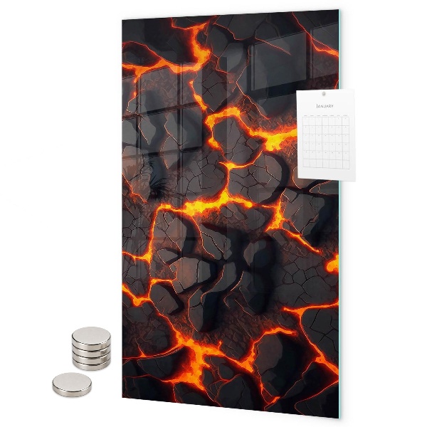 Magnet board Vulkanische lava