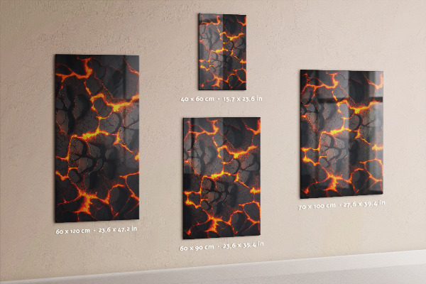 Magnet board Vulkanische lava