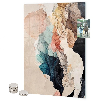 Magneet bord Heldere, abstracte vlekken
