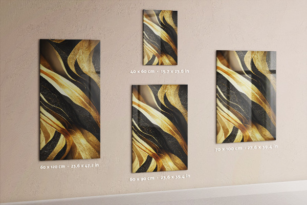 Magneet bord Gele abstractie