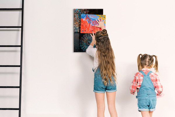 Magneet bord Kleurrijke mandala's