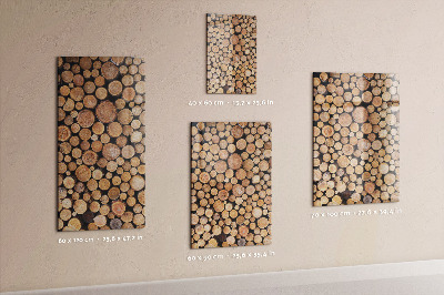 Magnet board Boomstammen