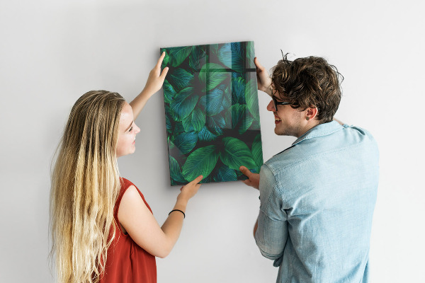 Magneet bord Grote groene bladeren
