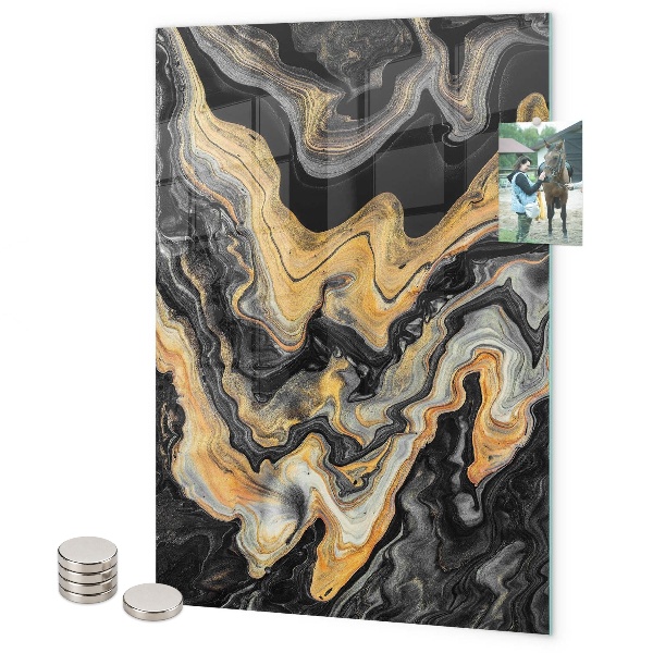 Magnet board Gouden marmer