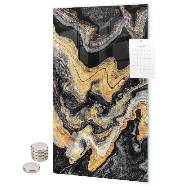 Magnet board Gouden marmer