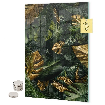 Magnet board Tropische bladeren