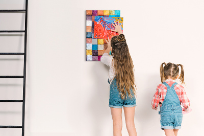 Magneet bord Kleurrijk schaakbord