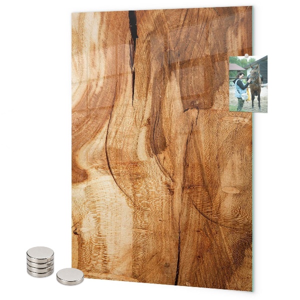 Magnet board Natuurlijk hout