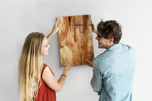 Magnet board Natuurlijk hout