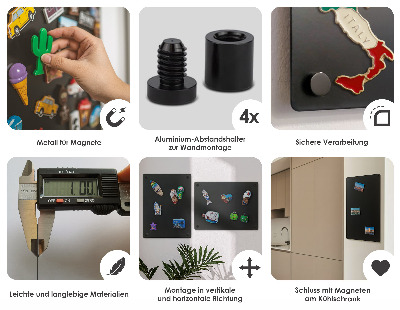 Magneetbord voor aan de muur van de vakantie