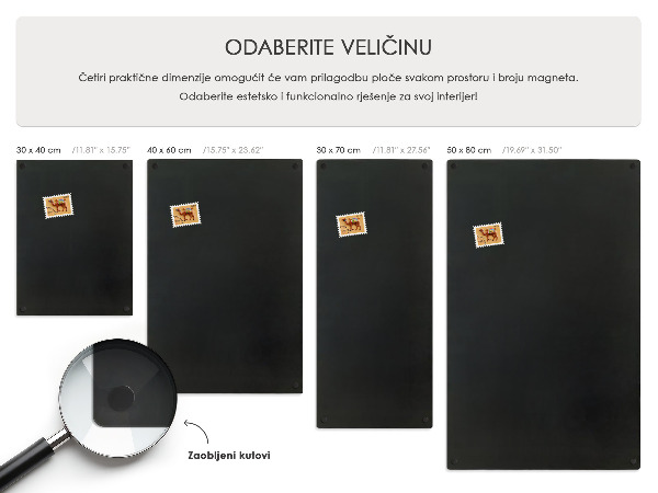 Magneetbord voor aan de muur van de vakantie