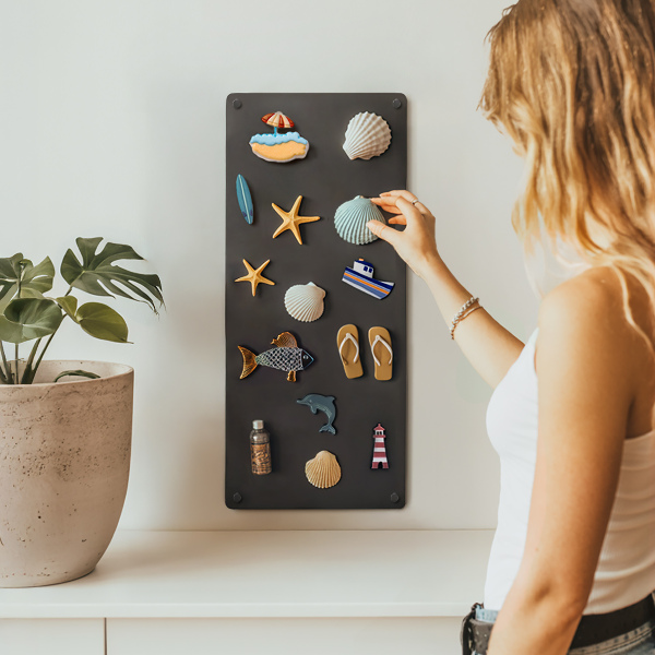 Magneetbord voor aan de muur Magneetbord voor aan de muur met het thema van de vakantie