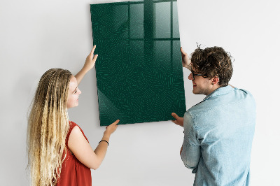 Memobord van glas met print inclusief neodymium magneten Stijlvol bord voor foto's en notities