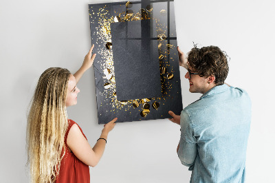 Decoratief glazen wandbord beschrijfbaar en magnetisch Een stijlvol bord voor notities en foto's