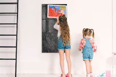 Memobord van glas met print inclusief neodymium magneten Modern prikbord voor notities en foto's