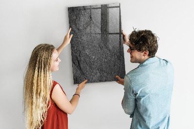 Memobord van glas met print inclusief neodymium magneten Modern prikbord voor notities en foto's