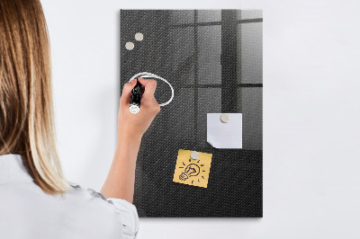 Decoratief glazen wandbord beschrijfbaar en magnetisch Stijlvol bord voor foto's en notities