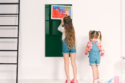 Memobord van glas met print inclusief neodymium magneten Magnetisch bord voor foto's en notities