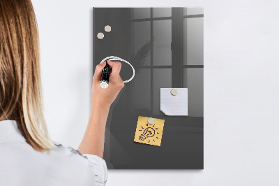 Decoratief glazen wandbord beschrijfbaar en magnetisch Magnetisch bord voor notities en foto's