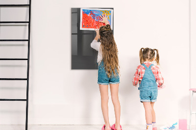 Decoratief glazen wandbord beschrijfbaar en magnetisch Magnetisch bord voor notities en foto's