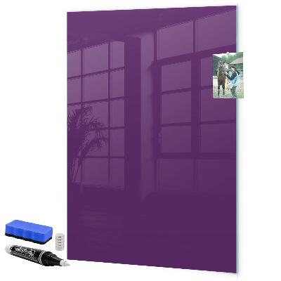 Memobord van glas met print inclusief neodymium magneten Een kleurrijk prikbord voor notities en foto's