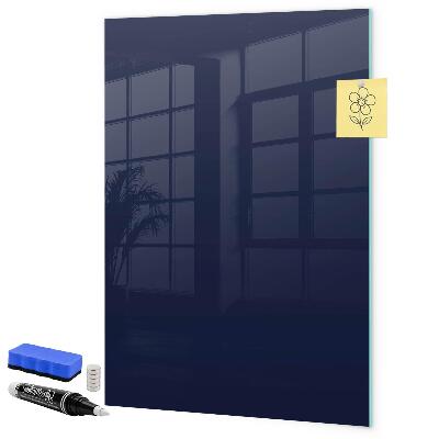 Decoratief glazen wandbord beschrijfbaar en magnetisch Modern prikbord voor notities en foto's