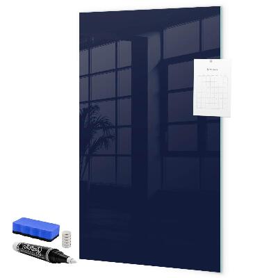 Decoratief glazen wandbord beschrijfbaar en magnetisch Modern prikbord voor notities en foto's