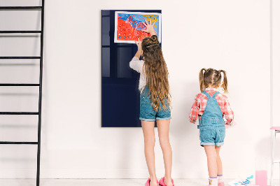 Decoratief glazen wandbord beschrijfbaar en magnetisch Modern prikbord voor notities en foto's