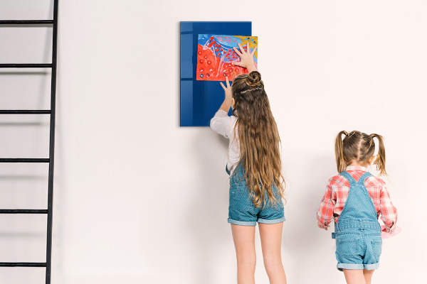 Decoratief glazen wandbord beschrijfbaar en magnetisch Magnetisch bord voor foto's en notities