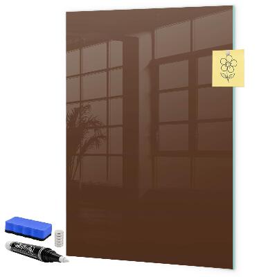 Memobord van glas met print inclusief neodymium magneten Een stijlvol bord voor notities en foto's
