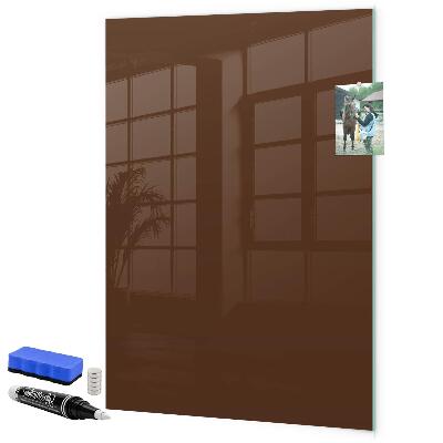 Memobord van glas met print inclusief neodymium magneten Een stijlvol bord voor notities en foto's