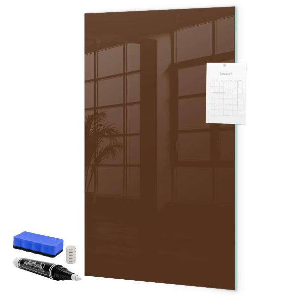 Memobord van glas met print inclusief neodymium magneten Een stijlvol bord voor notities en foto's