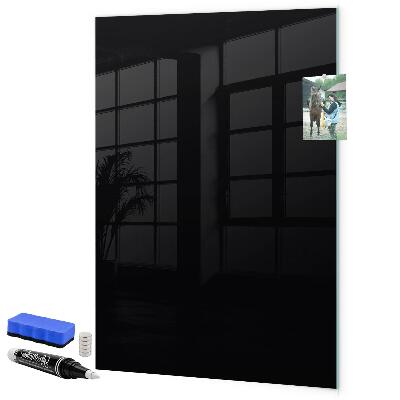 Decoratief glazen wandbord beschrijfbaar en magnetisch Magnetisch bord voor notities en foto's