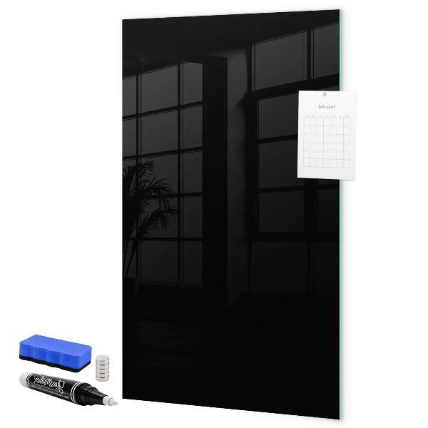 Decoratief glazen wandbord beschrijfbaar en magnetisch Magnetisch bord voor notities en foto's