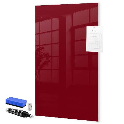 Memobord van glas met print inclusief neodymium magneten Magnetisch bord voor notities en foto's
