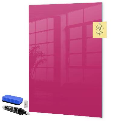 Memobord van glas met print inclusief neodymium magneten Een kleurrijk prikbord voor notities en foto's