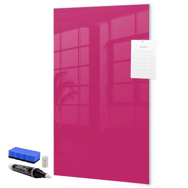 Memobord van glas met print inclusief neodymium magneten Een kleurrijk prikbord voor notities en foto's