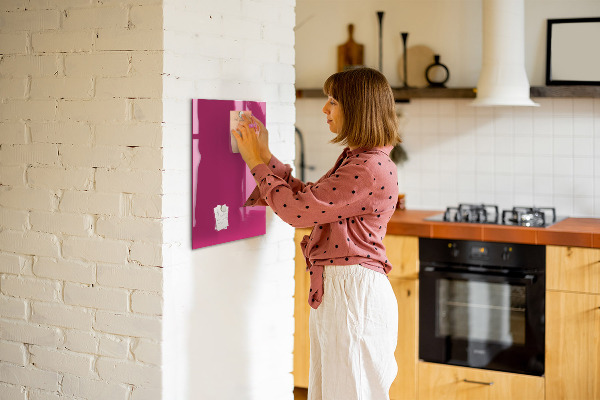 Memobord van glas met print inclusief neodymium magneten Een kleurrijk prikbord voor notities en foto's