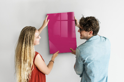 Memobord van glas met print inclusief neodymium magneten Een kleurrijk prikbord voor notities en foto's