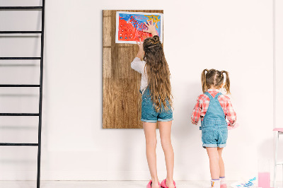 Decoratief glazen wandbord beschrijfbaar en magnetisch Magnetisch bord voor foto's en notities