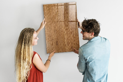 Decoratief glazen wandbord beschrijfbaar en magnetisch Magnetisch bord voor foto's en notities