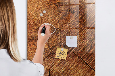Memobord van glas met print inclusief neodymium magneten Memobord met magneten en foto's