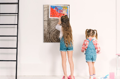 Decoratief glazen wandbord beschrijfbaar en magnetisch Magnetisch bord voor foto's en notities