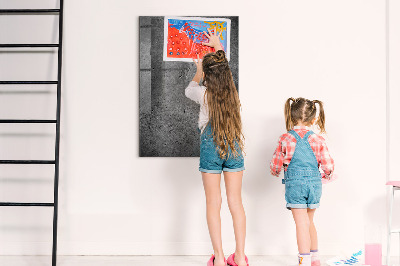 Decoratief glazen wandbord beschrijfbaar en magnetisch Magnetisch bord voor foto's en notities