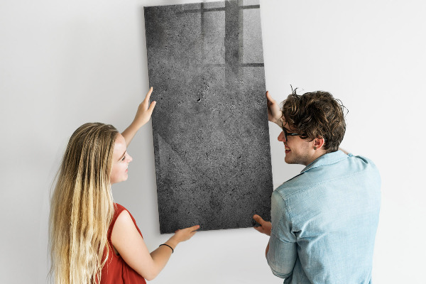 Decoratief glazen wandbord beschrijfbaar en magnetisch Magnetisch bord voor foto's en notities