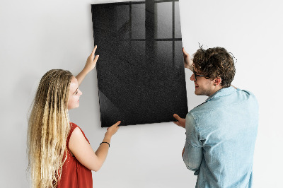 Memobord van glas met print inclusief neodymium magneten Modern prikbord voor notities en foto's