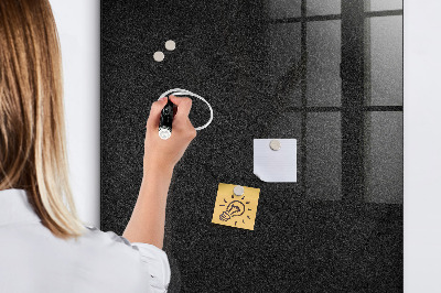 Memobord van glas met print inclusief neodymium magneten Modern prikbord voor notities en foto's