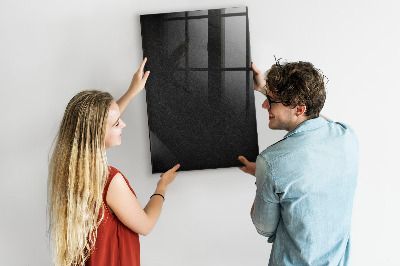 Memobord van glas met print inclusief neodymium magneten Modern prikbord voor notities en foto's