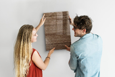 Decoratief glazen wandbord beschrijfbaar en magnetisch Modern prikbord voor foto's en notities