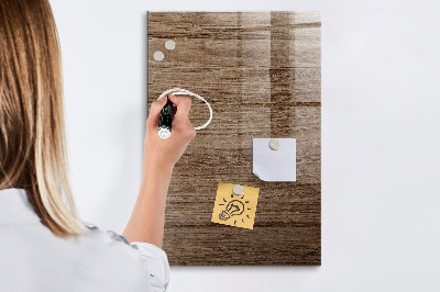 Decoratief glazen wandbord beschrijfbaar en magnetisch Modern prikbord voor foto's en notities